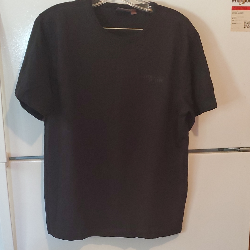 Esprit Black Short Sleeve Tee Size L